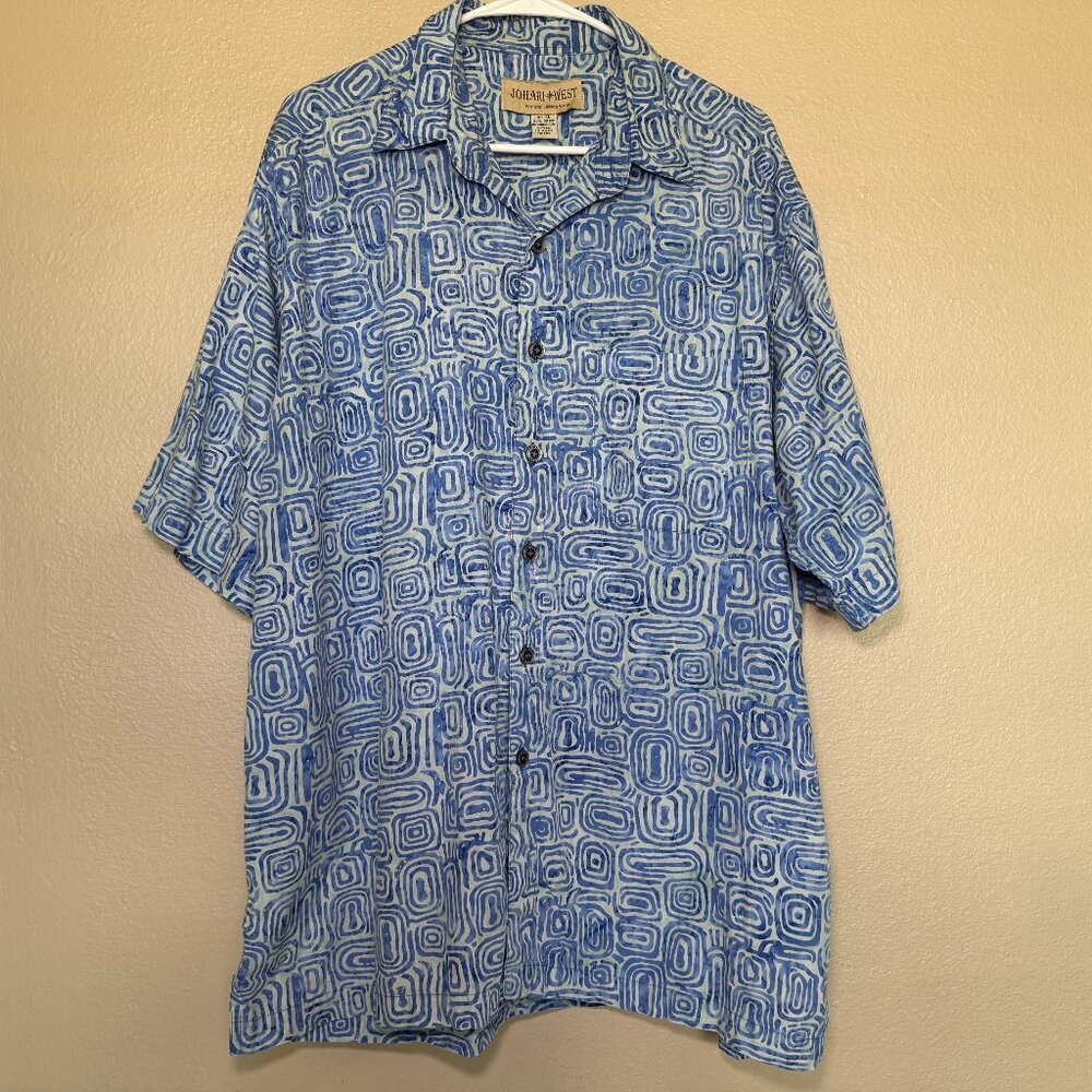 Johari West 100% Cotton Button Down XL